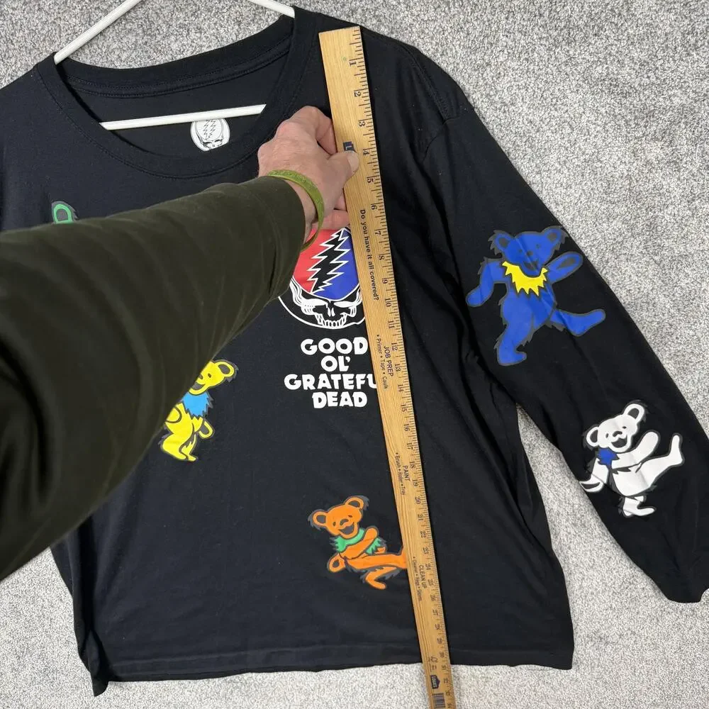 Grateful Dead Dancing Bears Shirt 3XL Graphic Tee Band Concert Festival Indie